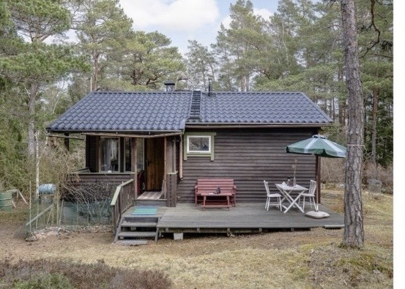 Fasaden innan utbyggnaden påbörjades